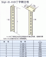 XQJ-H-01B工字鋼立柱