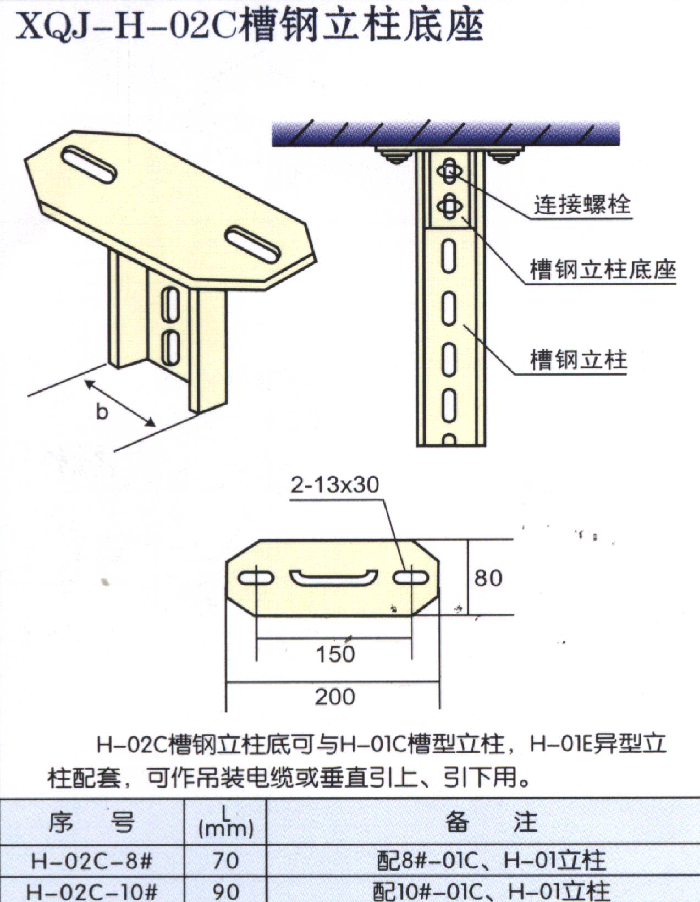 鋼立柱底座